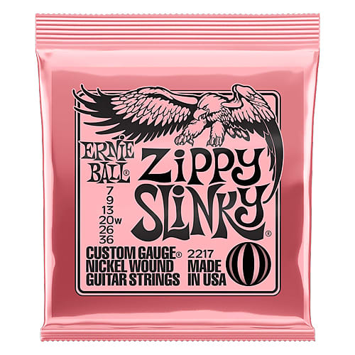 Ernie Ball Zippy Slinky Nickel Wound Electric Strings 7.5-36 image 1