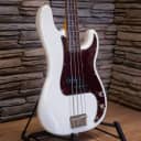 2019 Squier by Fender Classic Vibe '60s Precision Bass in Olympic White w/ Case (Very Good) *Free Shipping*