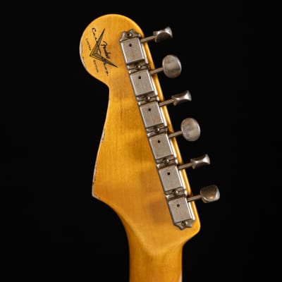 Fender Custom Shop Limited Edition 1964 L-Series Stratocaster Heavy Relic - Aged Olympic White image 12