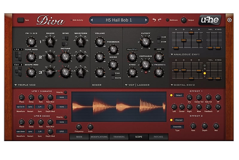Immagine u-he Diva Software Synthesizer (Download) - 1