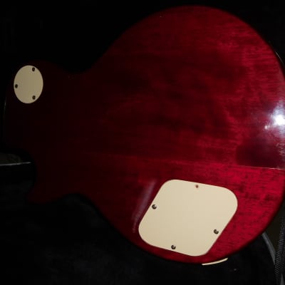 Mako Traditionals 56 Single Cut Cherryburst Guitar Copy w/SKB hardshell case NICE image 4