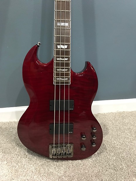 ESP LTD Viper 404 4 string bass 2008 Red