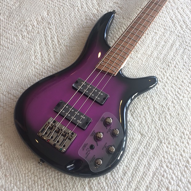 Ibanez outlet purple bass