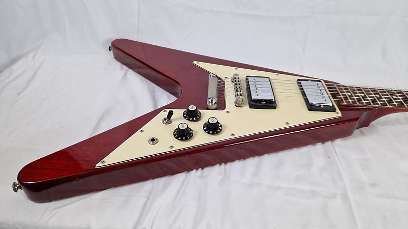 Greco Flying V FV-600 1978 - Rot | Reverb