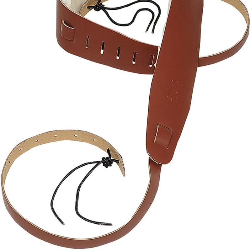 Levys PM14 2.5 in Leather Banjo Cradle Strap - Brown