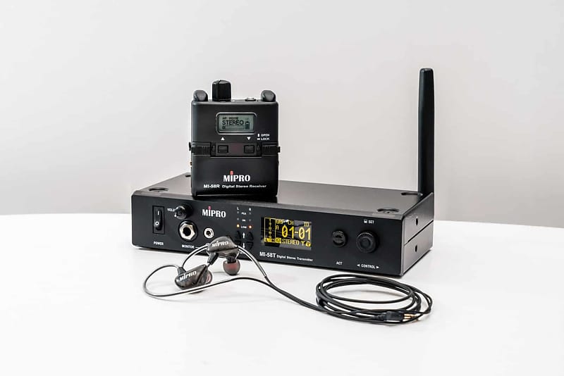 Mipro MI 58 Digital Wireless In Ear Monitor System 5.8 GHz In Stock