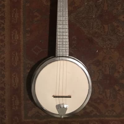 Dixie Banjo Ukulele 1950s Cast Aluminum | Reverb