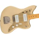 Fender Squier 40th Anniversary Jazzmaster Vintage Edition Gold Anodised Guard - Satin Desert Sand