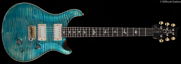 新到着 Custom PRS 24 Reverb | (727) Turquoise Ocean Artist Library Wood ギター