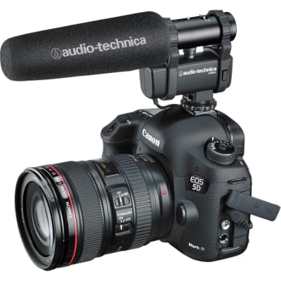 Audio-Technica AT8024 Stereo/Mono Microphone With Integrated Camera Shoe Mount image 6