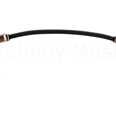 3” Single Flat Ribbon Patch Cable Multi-Shielding Low-Profile Plugs Low Noise Black Optimal-Routing image 2