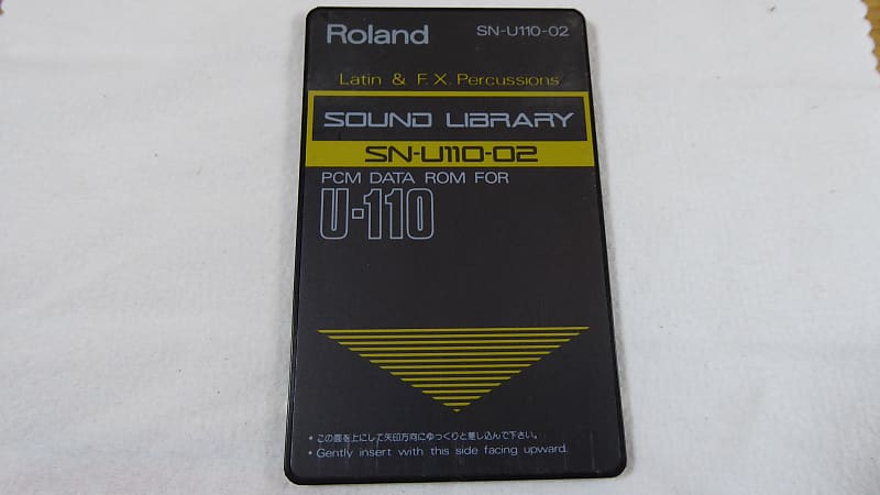 Roland SN-U110-02 Latin & F.X. Percussions Sound Library PCM Data