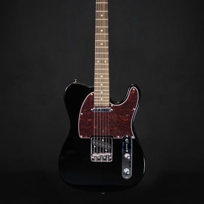 Aria Pro II TEG-002 Electric Guitar (Black w/ Tortoise Pickguard) for sale