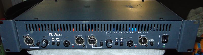 TL Audio Dual Valve 2 Channel Mic Preamp and DI Good | Reverb TL Audio Dual Valve 2 Channel Mic Preamp and DI Good | Reverb