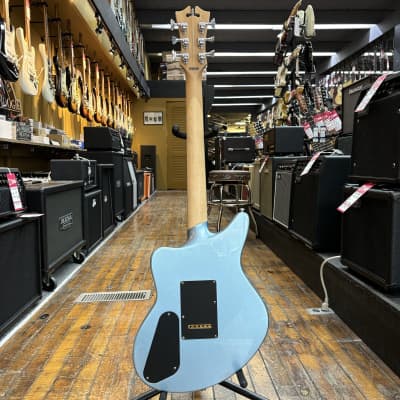 D'Angelico Limited Edition Premier Series Bedford SH Electric Guitar 2021 Ice Blue Metallic image 6