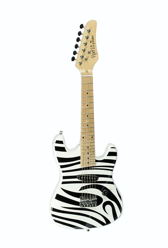 Viper GE32-ZB 1/2 Kids 32" Half Size Electric Guitar w/Gig Bag, Strap, Picks, Cable, Strings & Cable image 1