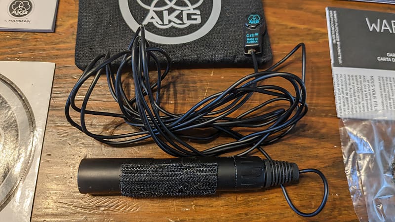 AKG C411PP Condenser Transducer Pickup Microphone | Reverb