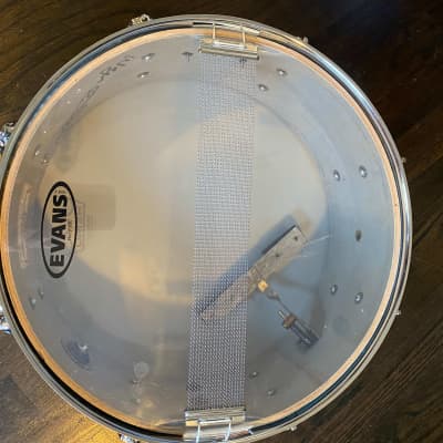 Gretsch 4103 Renown 14x5.5" 8-Lug Snare Drum with Round Badge 1958 - 1971 - White Pearl image 4