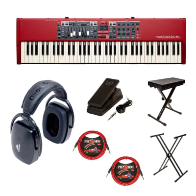 Nord Electro 6D 73 73-Key Piano & Organ Keyboard w/ Direct Sound Headphones