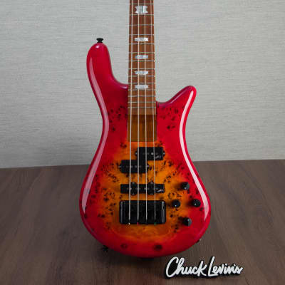 Spector EuroBolt 4-String Bass Guitar - Inferno Red Gloss - #21NB18621 image 1