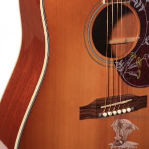 Gibson Hummingbird Modern Acoustic Guitar with Case Heritage Cherry Sunburst Finish image 13