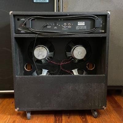 Vintage Acoustic Control Corp Model 124 4x10 Guitar/Bass Combo Amp - 1970’s Made In USA - Original Footswitch Included image 5