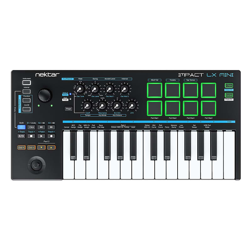 Nektar Impact LX Mini 25 Key Midi Controller image 1