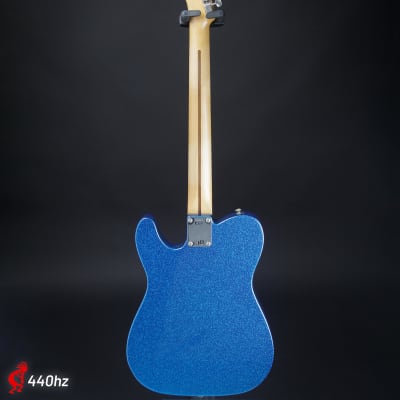 Immagine Fender J Mascis Signature Telecaster Maple Bottle Rocket Blue Flake w/Bag - 5