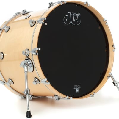 DW Performance Series Bass Drum - 18 x 24 inch - Natural Lacquer image 1