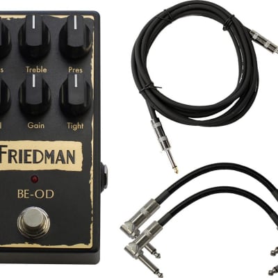 Friedman BE-OD Overdrive Guitar Effect Pedal Bundle image 4