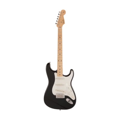 Fender Japan Traditional II 50s Stratocaster Electric Guitar, Maple FB, Black for sale