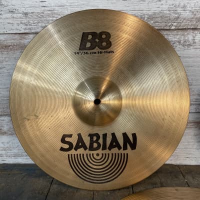 Sabian B8 Cymbal Set 14 &16" Crash, 14" Hi Hat, 10" Splash image 5