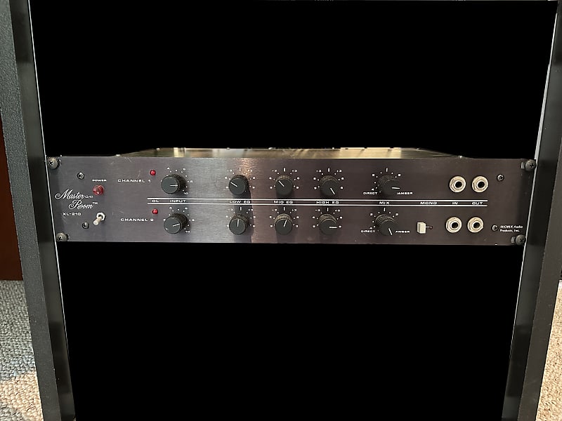 MicMix Master Room XL210 Stereo Spring Reverb 1981 Black Reverb