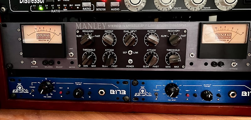 Manley STEREO VARIABLE MU ステレオコンプレッサー Manley Stereo VARIABLE MU® Limiter Compressor — Manley