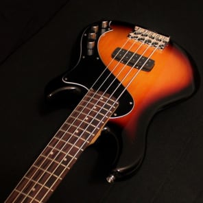 Fender Squier Deluxe Dimension Bass V Sunburst 5 Five-String Electric Bass Guitar image 3
