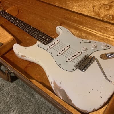 Fender Custom Shop 1960 Stratocaster Heavy Relic Olympic White image 3