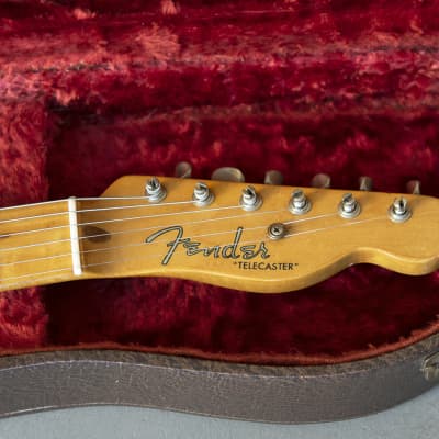 Fender Telecaster 1954, Blond, Black Pick Guard, GORGEOUS Finish, Grainy Ash Body & BENDS NOTES image 2