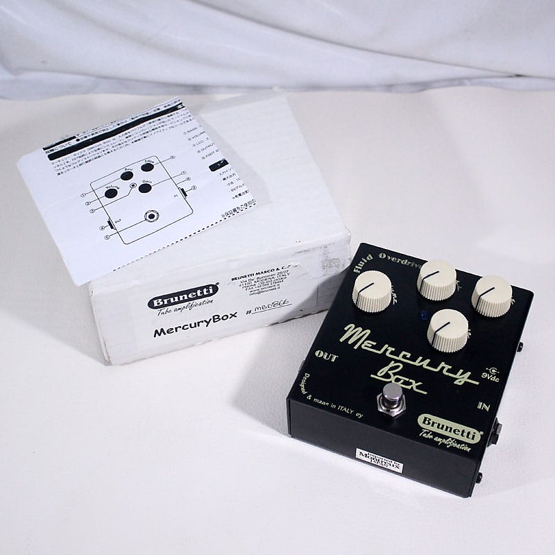 Brunetti MERCURY BOX オーバードライブ ディストーション Brunetti MERCURY BOX オーバードライブ ディストーション