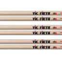 Vic Firth 2B Hickory American Classic  Natural 3 pair w/ FREE Same Day Shipping