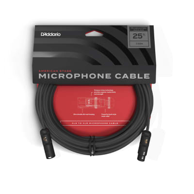 D'Addario PW-AMSM-25 25ft Amercian Stage XLR Cable image 4