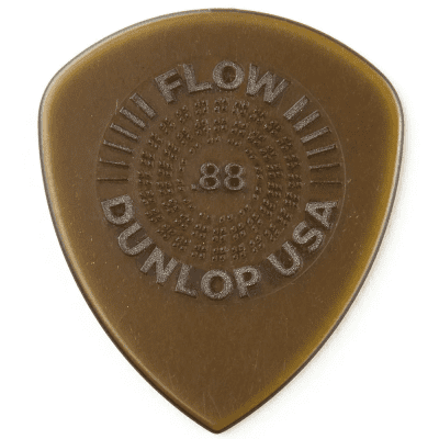 Dunlop 549P88 Flow Standard Grip .88mm Guitar Picks (6-Pack)