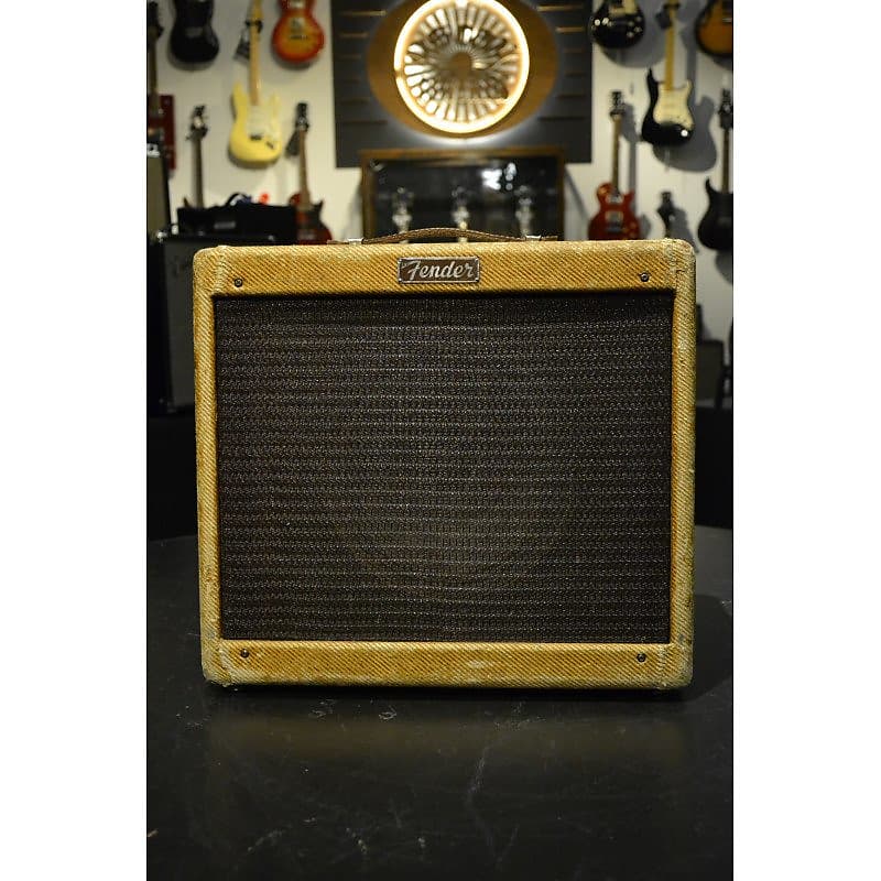 1956 Fender Princeton Model 5F2 5W Guitar Amp tweed image 1