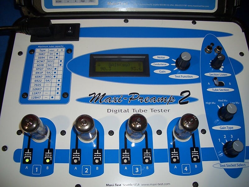 Still basically new MAXIMATCHER 2 digital preamp tube tester Reverb