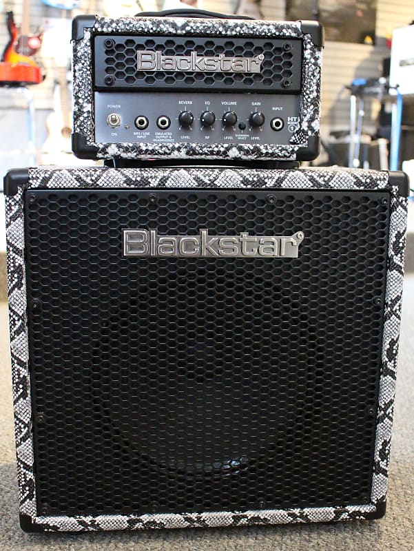 Used Blackstar HT-1 Metal Snakeskin Head AND Cabinet