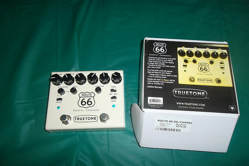 Truetone Route 66 V3 Overdrive and Compressor | Reverb