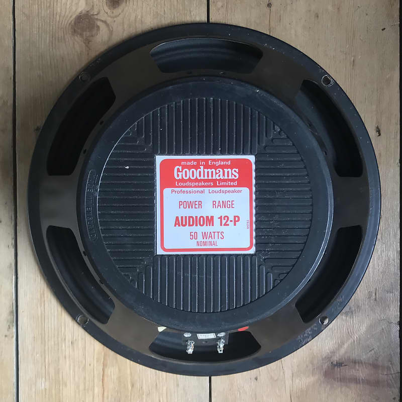 Goodmans Audiom 12P 12" guitar speaker Laney spec 16 ohm Reverb