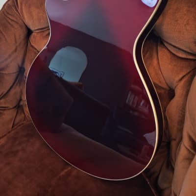 Schecter Diamond Series TS/H-1 Semi-Hollow Electric Guitar - Red Metallic image 4