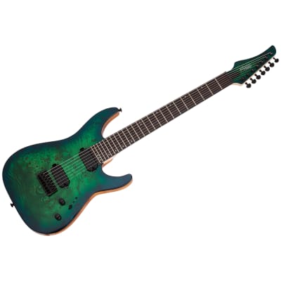 Guitare Electrique 7 CORDES CORT KX507 MS VERT