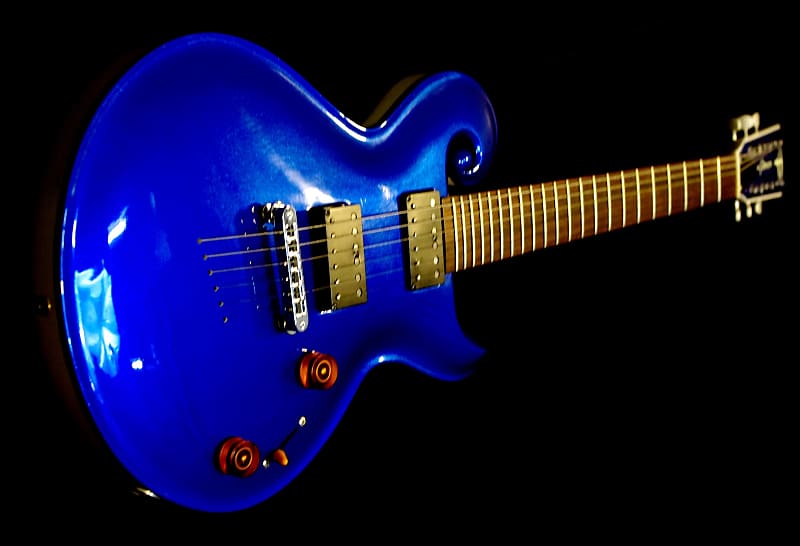 PAWAR TURN OF THE CENTURY STATE 2001 Electric Blue.. VERY RARE. COLLECTIBLE. POSIITIVE TONE image 1