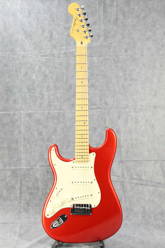 Fender American Deluxe Stratocaster Left Hand Modified Candy Apple Red - Shipping Included* image 1